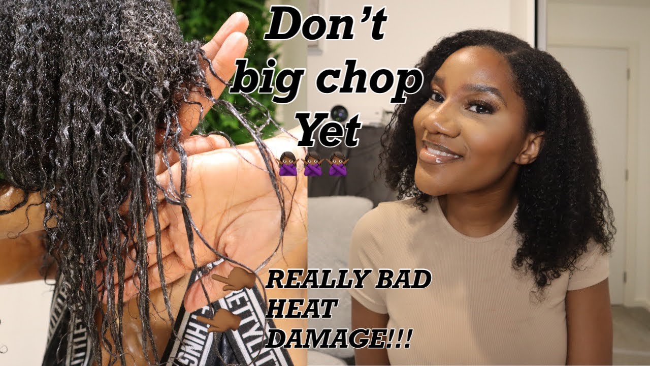 How to overcome heat damage on Natural curly hair