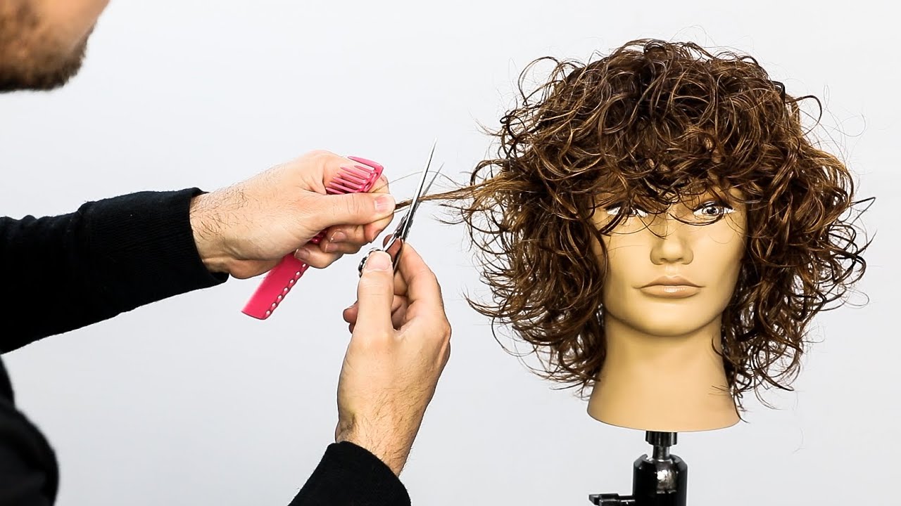 Curly Layered Haircut Tutorial | Full Step By Step