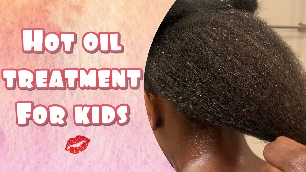 How to Apply a Hot Oil Treatment using Avocado Oil | #hotoiltreatment #avocadooil #kidshair