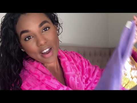 How To Plop Curly Hair | Microfiber Hair Towel plopping |wavy hair| Eniya G