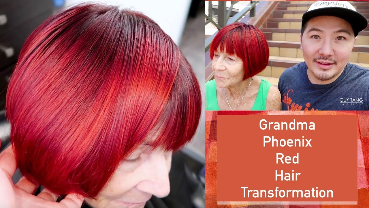 Grandma Phoenix Red Hair Transformation