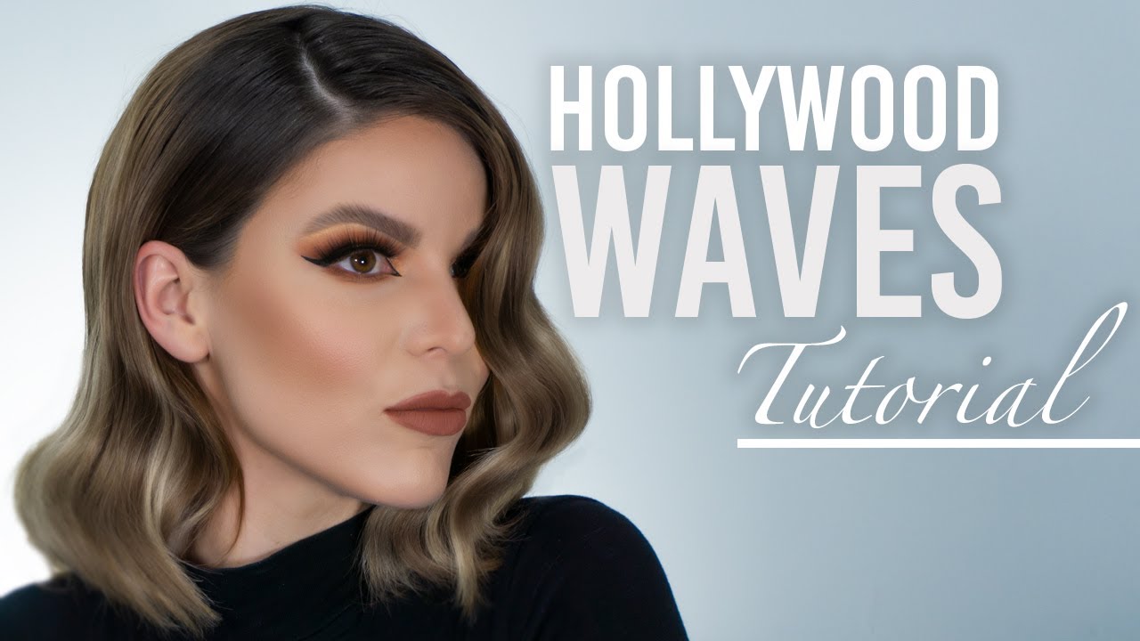 HOLLYWOOD WAVES short hair TUTORIAL (NEW!!!)