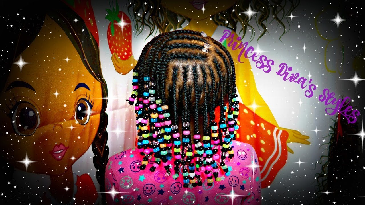 Three Layers Of Braids & Beads | Children's Natural Hair Care