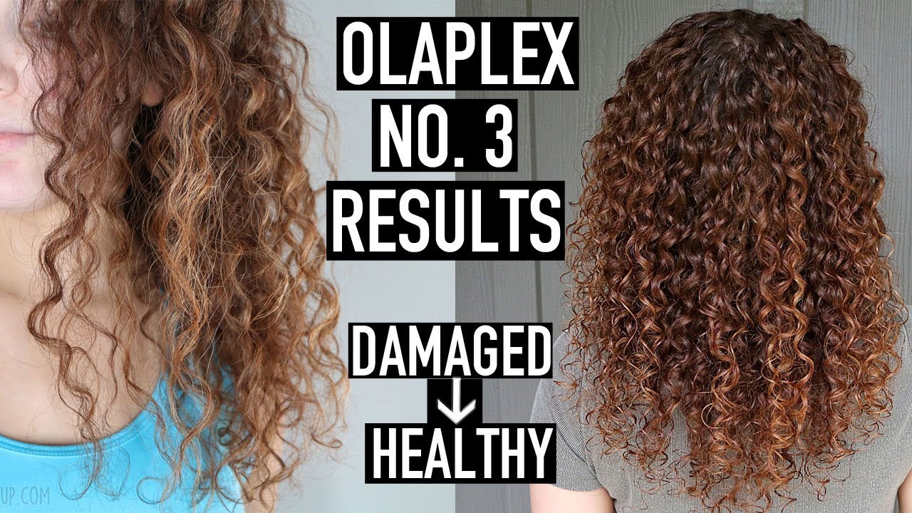 Olaplex No. 3 Before & After Results - How to Use Olaplex to Repair Damaged Curly Hair