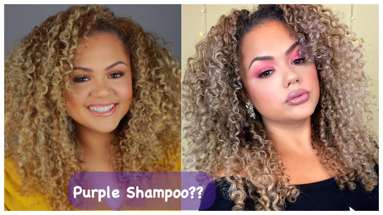 Purple Shampoo on Curly Blonde Hair ??