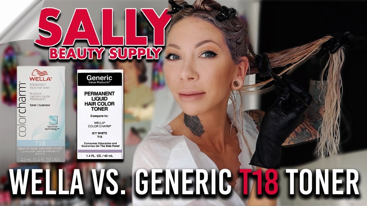 WELLA T18 vs. GENERIC T18 Toner from Sally Beauty Supply | Which One is Better?!