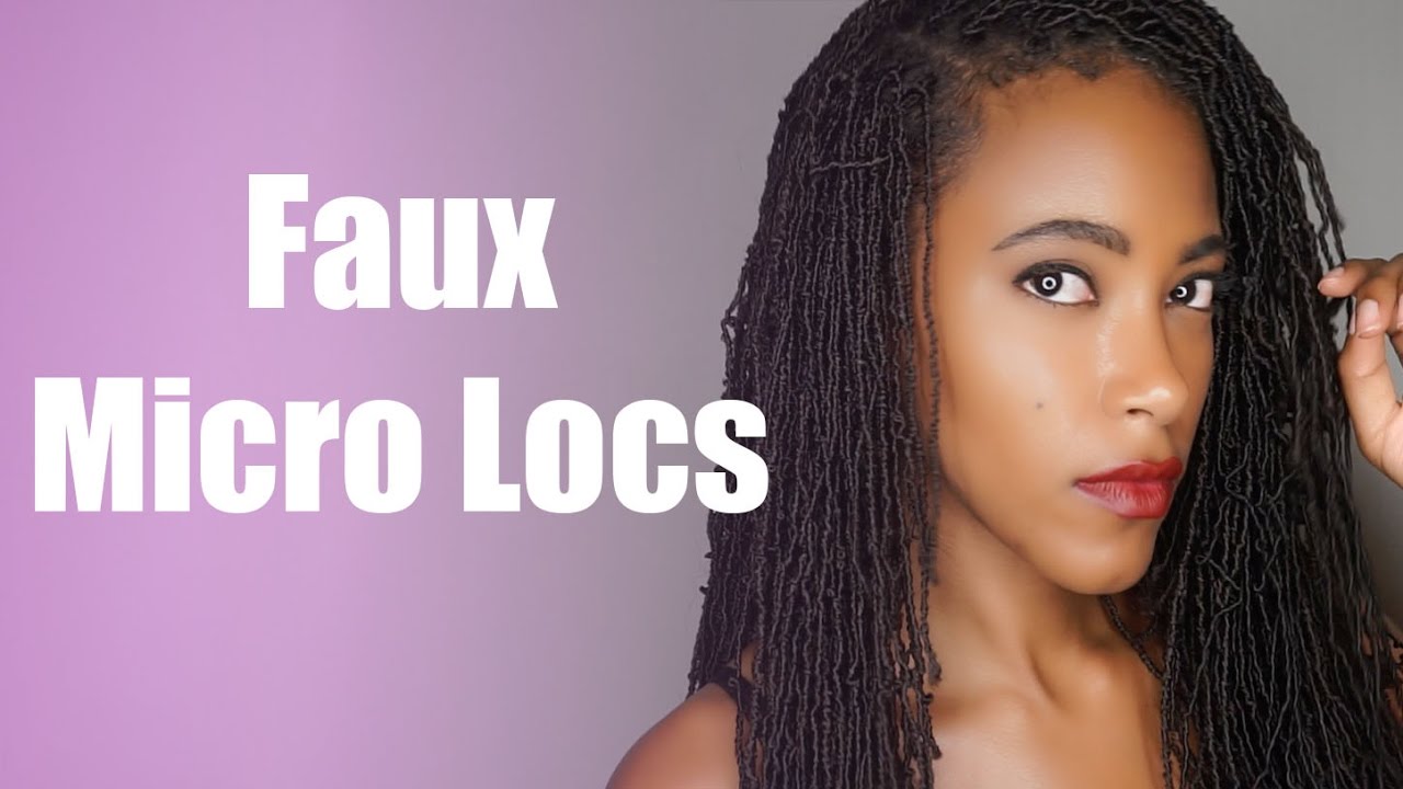 Crochet Faux Micro Locs Tutorial & Review | Jasmine Defined