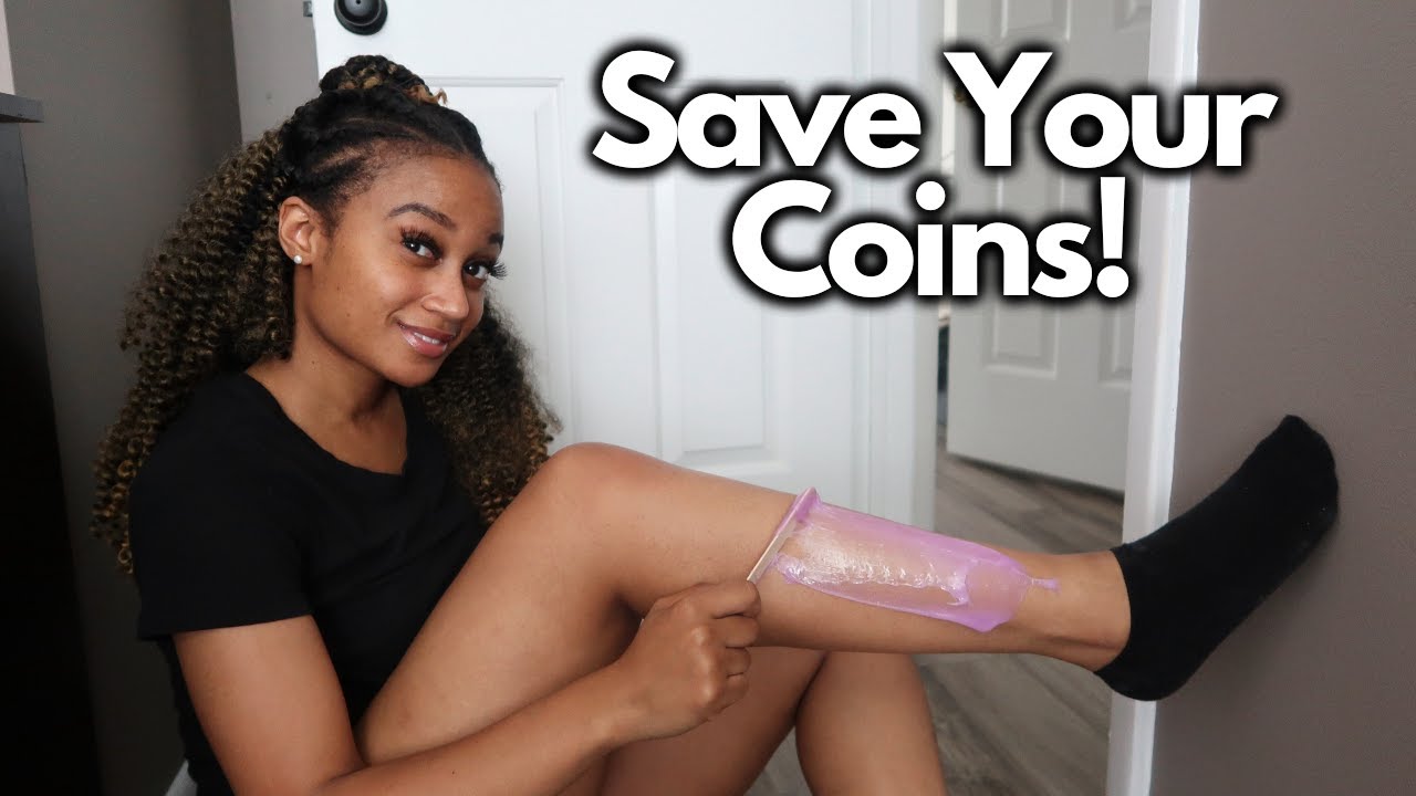How To Wax Your Legs At Home | Full Wax Tutorial
