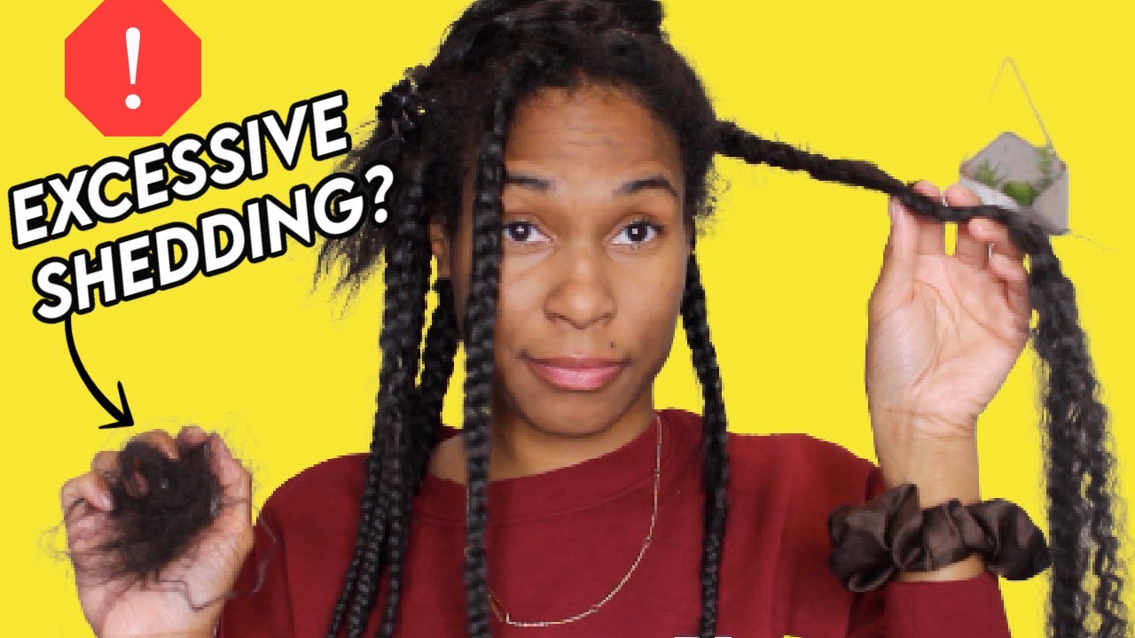 How Much Hair Did I Lose? These 4 Tips that STOP EXCESSIVE Shedding When You Take Down Braids