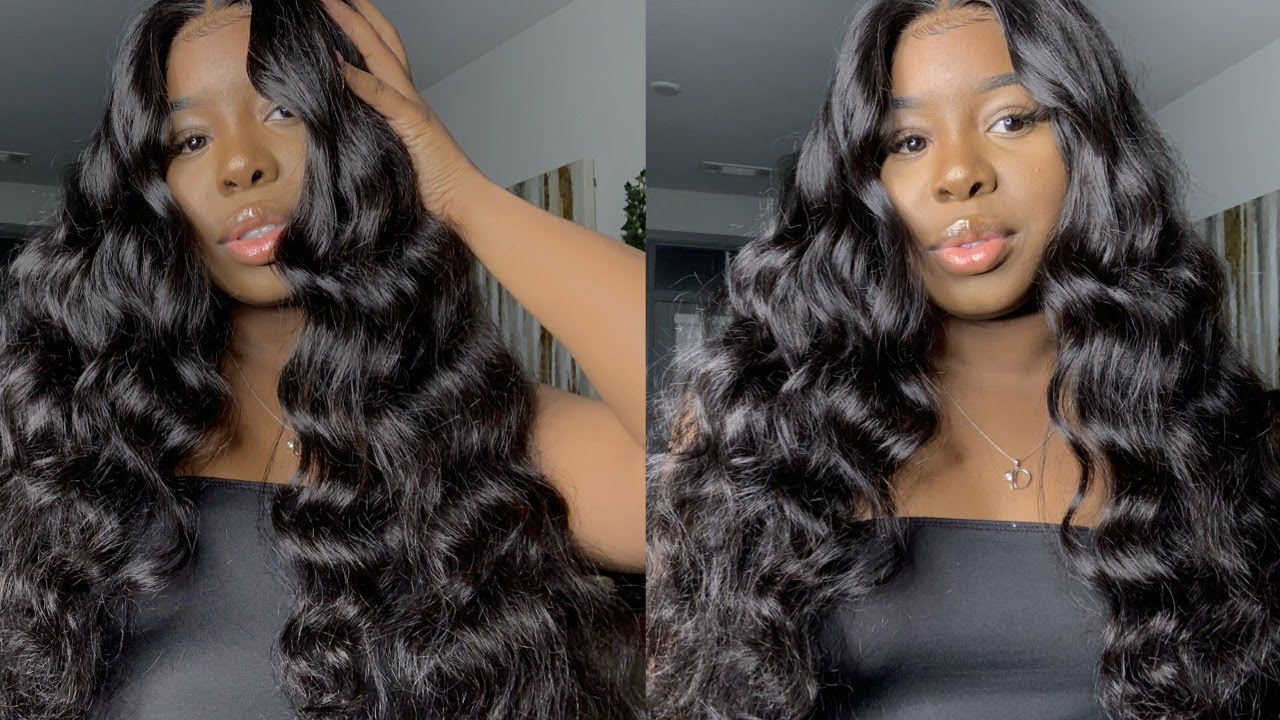 Beach Wave Curls On this Gorgeous Body Wave Wig  Ft. Nadula Hair