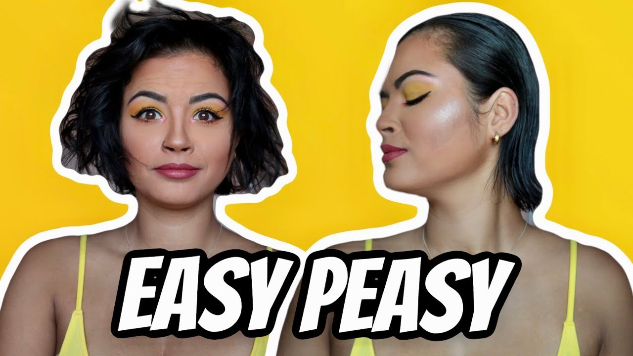 How to Slick back Short Hair (only 3 Steps)