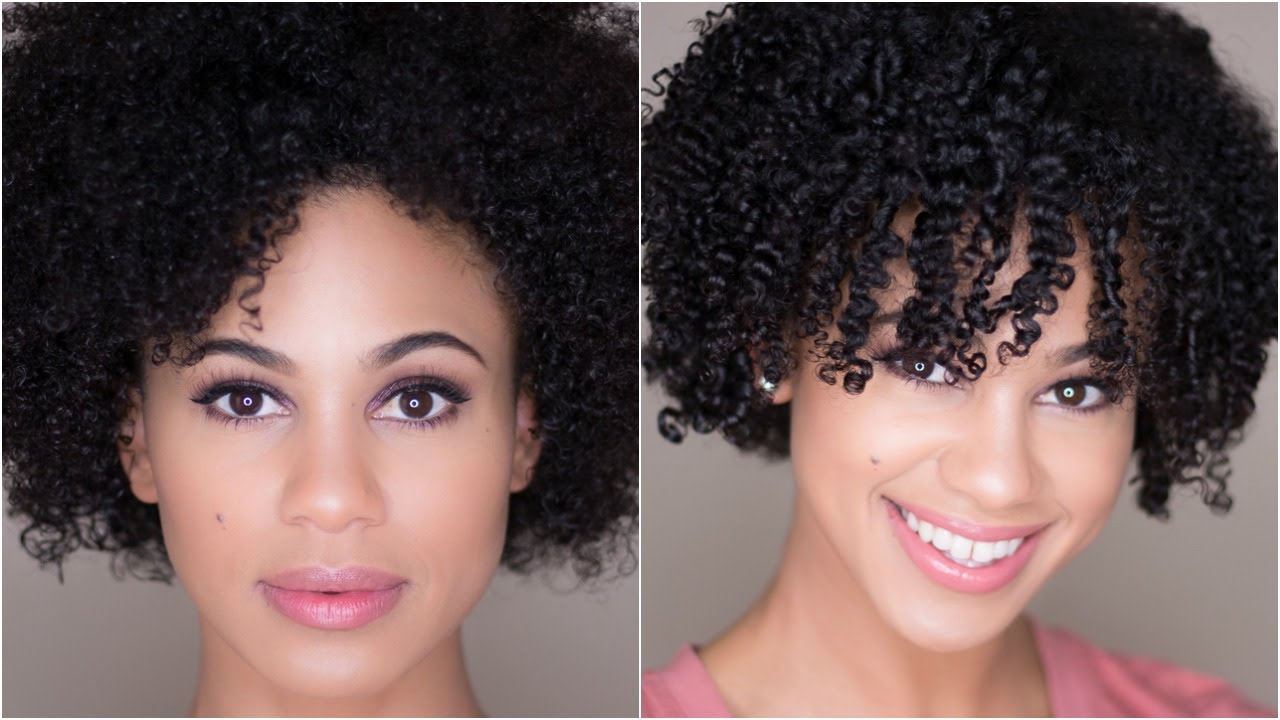 How To Shingle Natural Hair for Definition on 4a/3c Hair