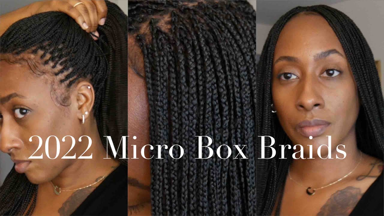 2022 Micro Box Braid Video (Braid with me)