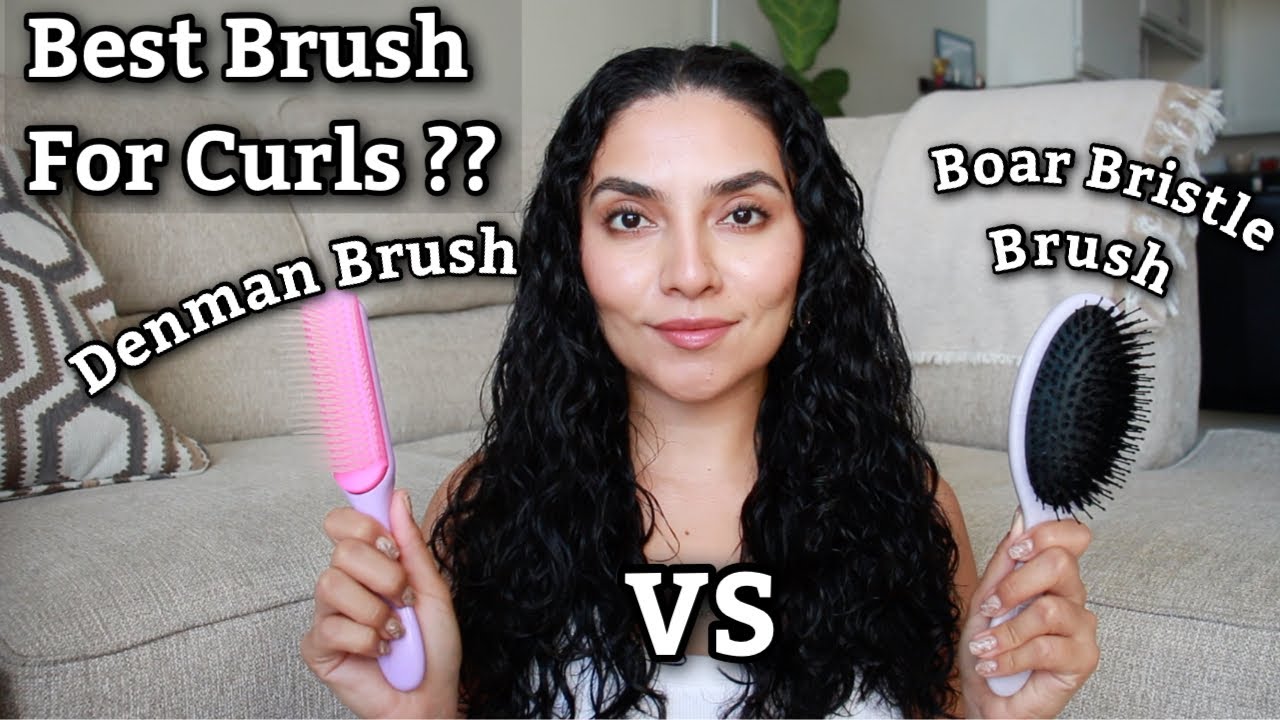 Comparing Denman Brush VS Boar Bristle Brush Which Is Best For Curly Hair ?