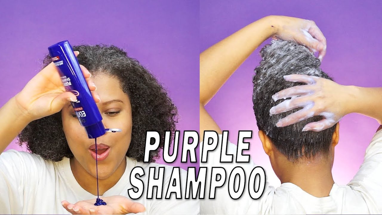 WOW! I Tried A PURPLE SHAMPOO For The FIRST TIME On My NATURAL SILVER CURLY HAIR // Samantha Pollack
