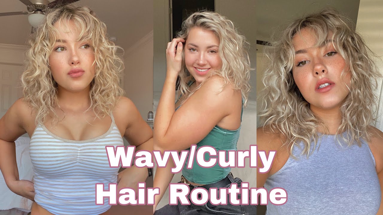 Wavy/Curly hair routine 2B WAVES | CGM