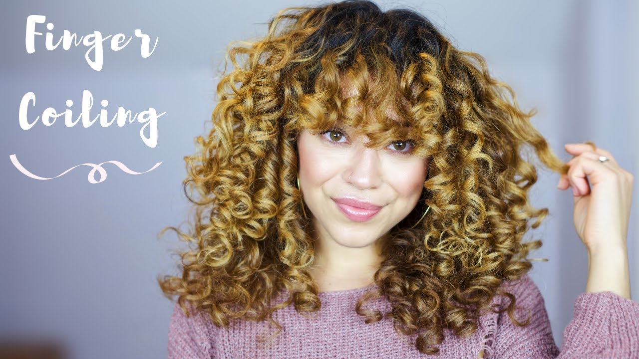 Finger Coiling For Perfect Spirals! | Curly & Wavy Hair