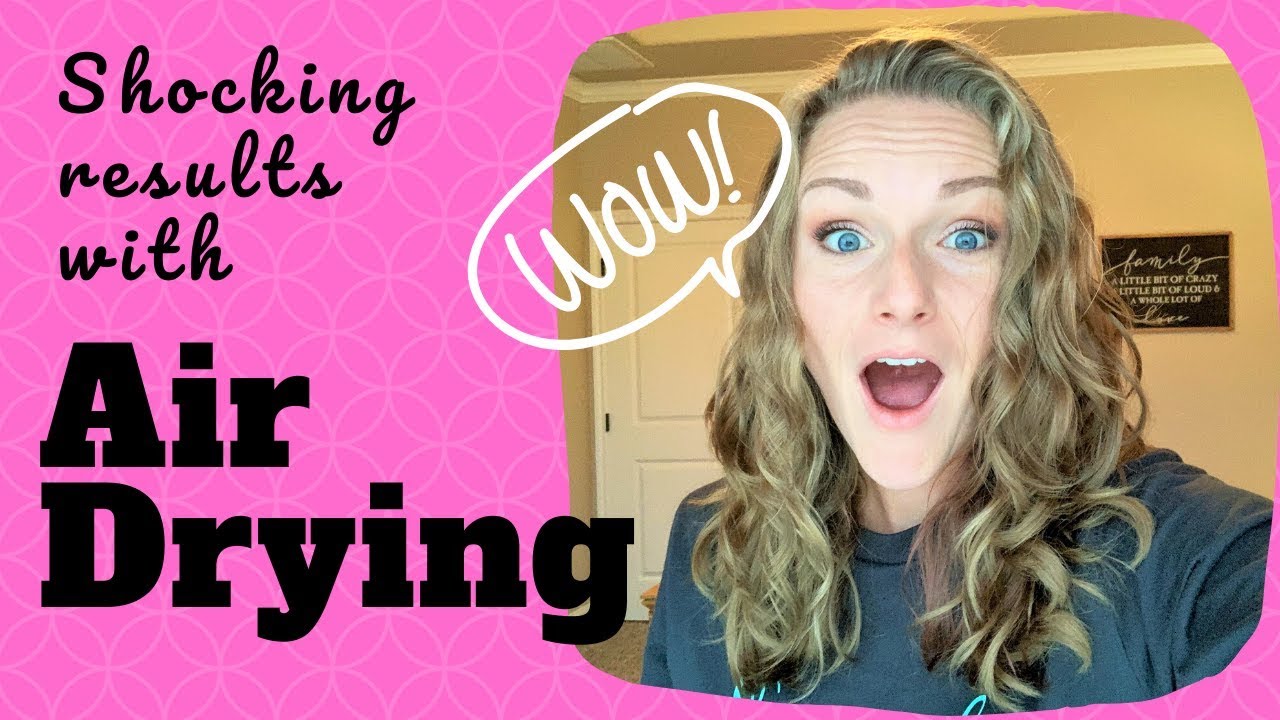 Air Drying Wavy Hair (2A, 2B, 2C hair) CURLY GIRL METHOD