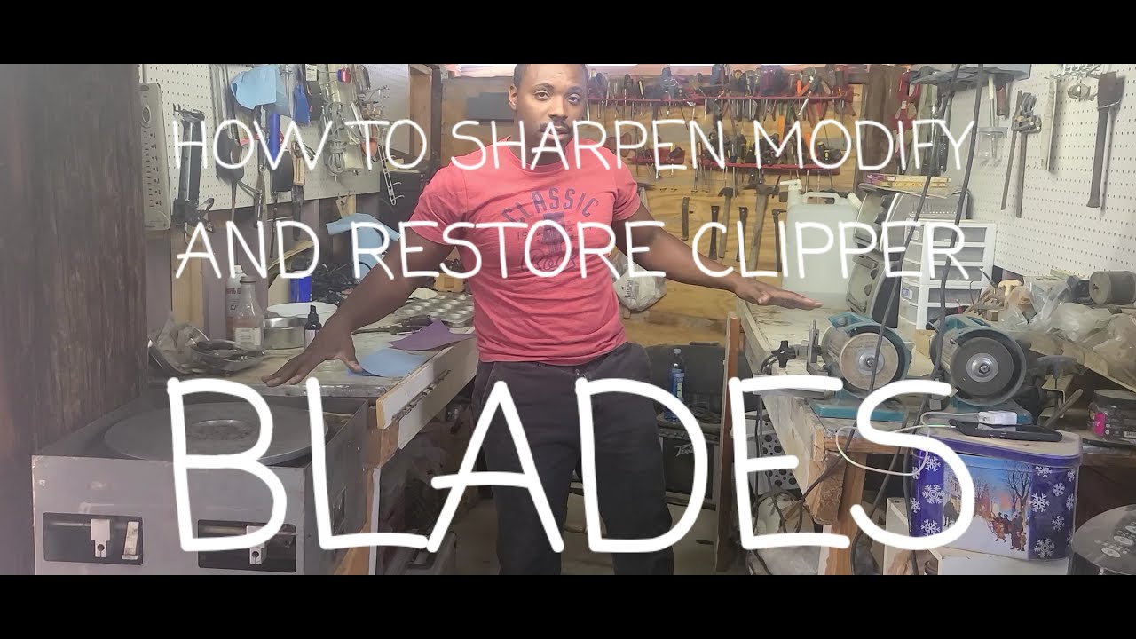 Part 5. HOW TO SHARPEN clipper blades, MODIFY AND RESTORE YOUR CLIPPER BLADES!!!