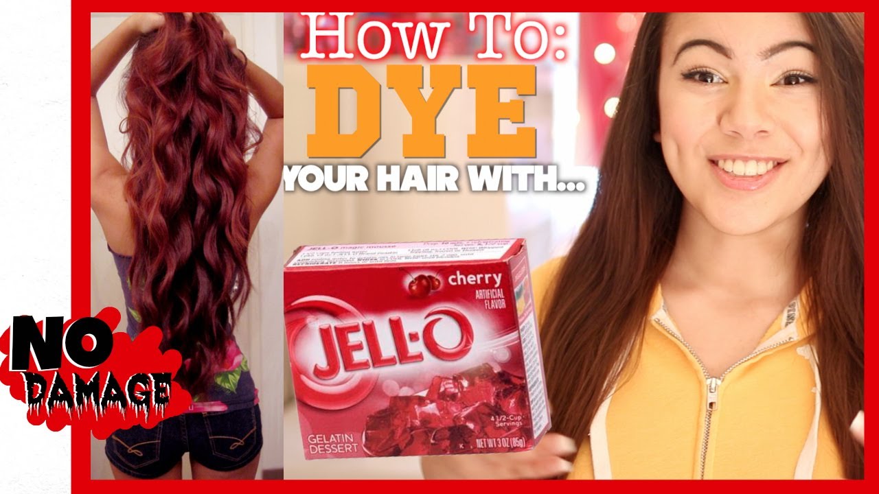 How To Dye Your Hair With Jell-O?!?!