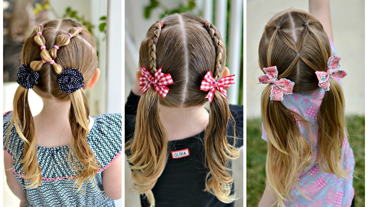 Three 5 Minute Pigtail Hairstyles