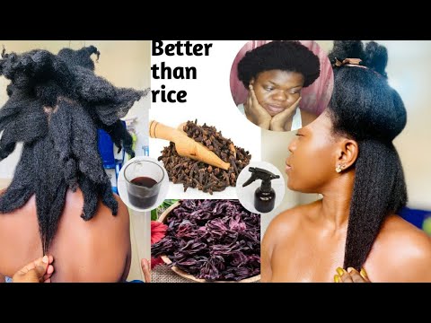 HOW TO: use cloves & hibiscus for HAIR GROWTH in 2 weeks#simplychisom #naturalhair #cloves