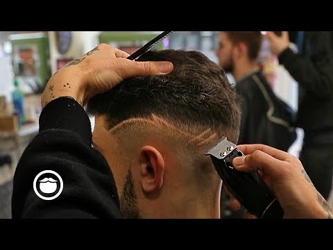 Pro Skin Fade with Lines | The Stag Barbershop