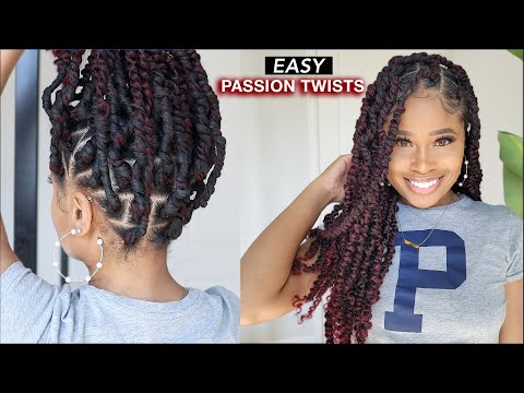 2 Hour EASY CROCHET PASSION TWISTS (cheat method)