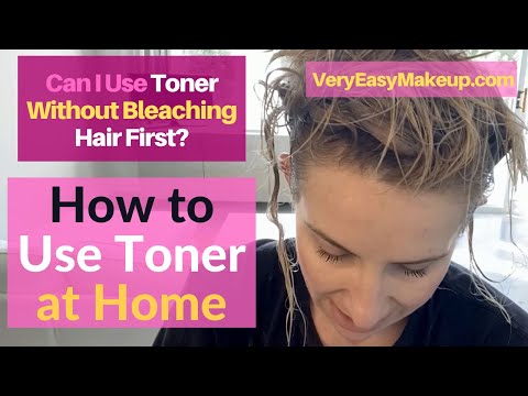 How to Use Toner At Home Without Bleaching Hair First - Tutorial Using Wella T35