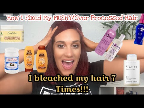 How I Fixed My EXTREMELY (Mushy) Damaged/Over Processed Hair! ~2021~