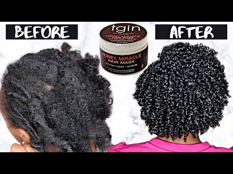 BEST DEEP CONDITIONER FOR DRY LOW POROSITY NATURAL HAIR | TGIN HONEY MIRACLE HAIR MASK