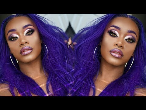 OH, VIOLET HAIR !! | Avoid staining lace | Tinting blonde knots for WOC | Kiss colors | Asteria Hair