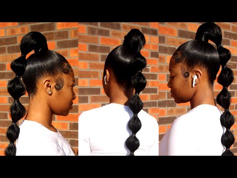 How to Do a Bubble Ponytail
