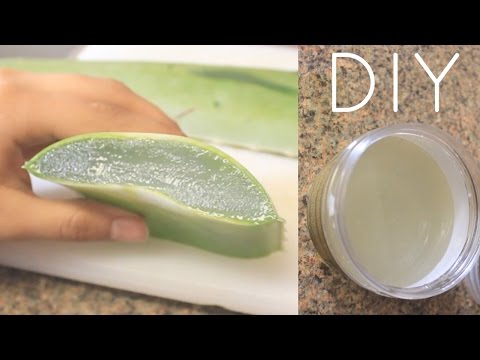 DIY Aloe Vera Juice For Hair, Skin and Health
