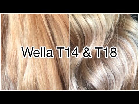 WELLA TONER T14 &amp; T18 | TONING MY HAIR