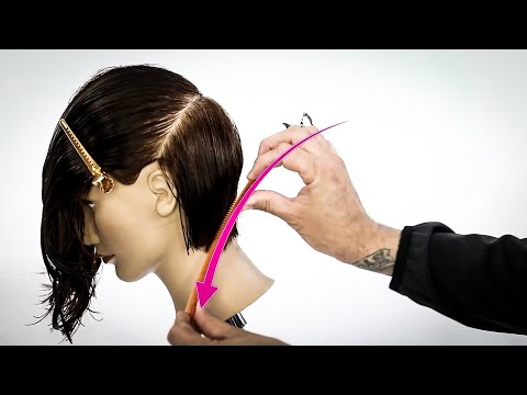 Full Step By Step A-LINE Bob Haircut Tutorial