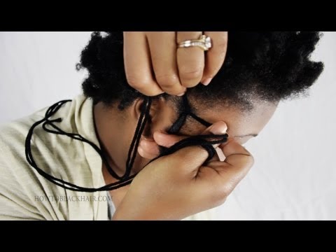 How To Do Yarn Braids/Genie Locs Step By Step Tutorial Part 2