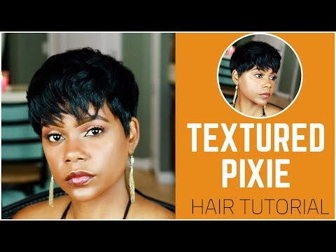 How to Style a Textured Pixie Cut | Hair Tutorial | Relaxed Short Hair | Leann DuBois