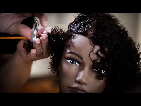 Curly Pixie Haircut Tutorial