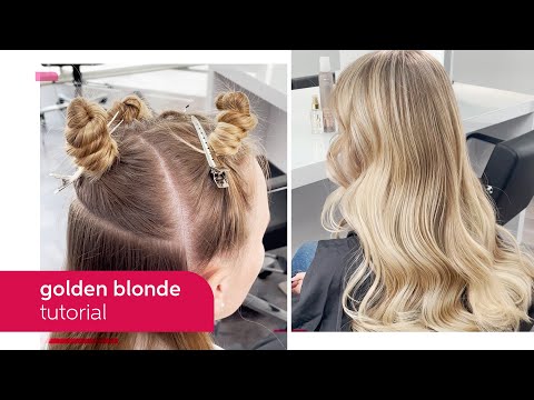 How to Create a Glossy Golden Blonde Hair Color with Koleston Perfect | Wella Professionals