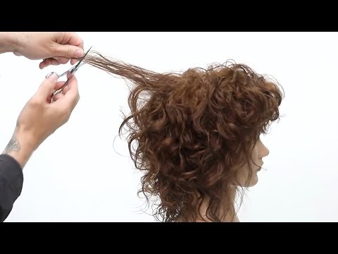 Curly Shag Haircut Tutorial