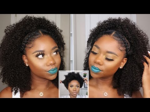 HAIRSTYLE FOR NATURAL HAIR : Spiced Up Half Up - Half Down | Betterlength