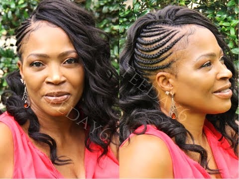 Mohawk Crochet Braids! | Feed-in Cornrows | TEEDAY6