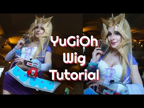 Crazy &quot;Yu-Gi-Oh!&quot; Spiked Hair Wig Styling Tutorial - Mai Valentine