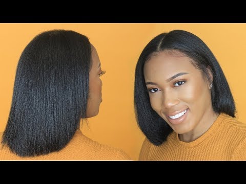 STRAIGHTENING NATURAL HAIR