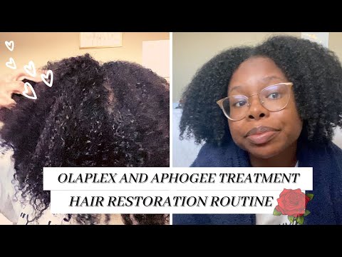 Using Olaplex No. 3 &amp; Aphogee Protein Treatment | Repair Damage Natural Hair | Shiblaqbri