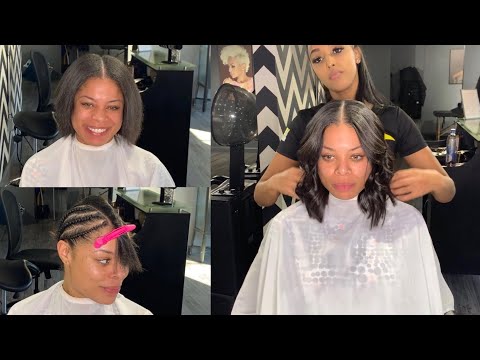 weave hairstyles with part in the middle