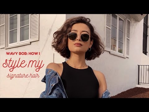 Wavy Bob: How I Style My Signature Hair