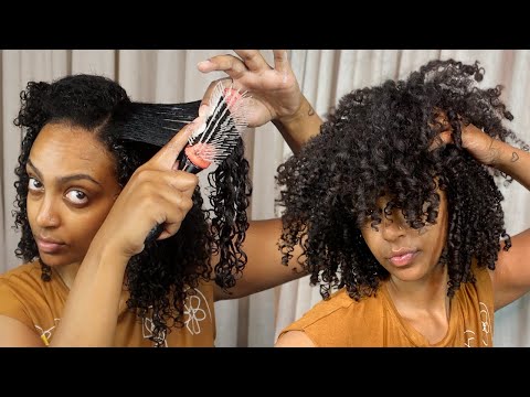 Denman Brush Wash n' Go Routine 😛