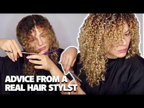 HOW I TRIM MY CURLY HAIR AT HOME (advice from a curly hairstylist)